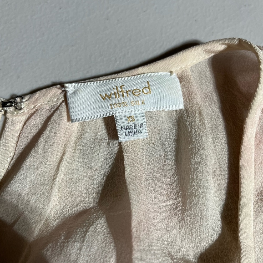 Wilfred White Pleated Halter Midi Dress - Picture 10 of 10